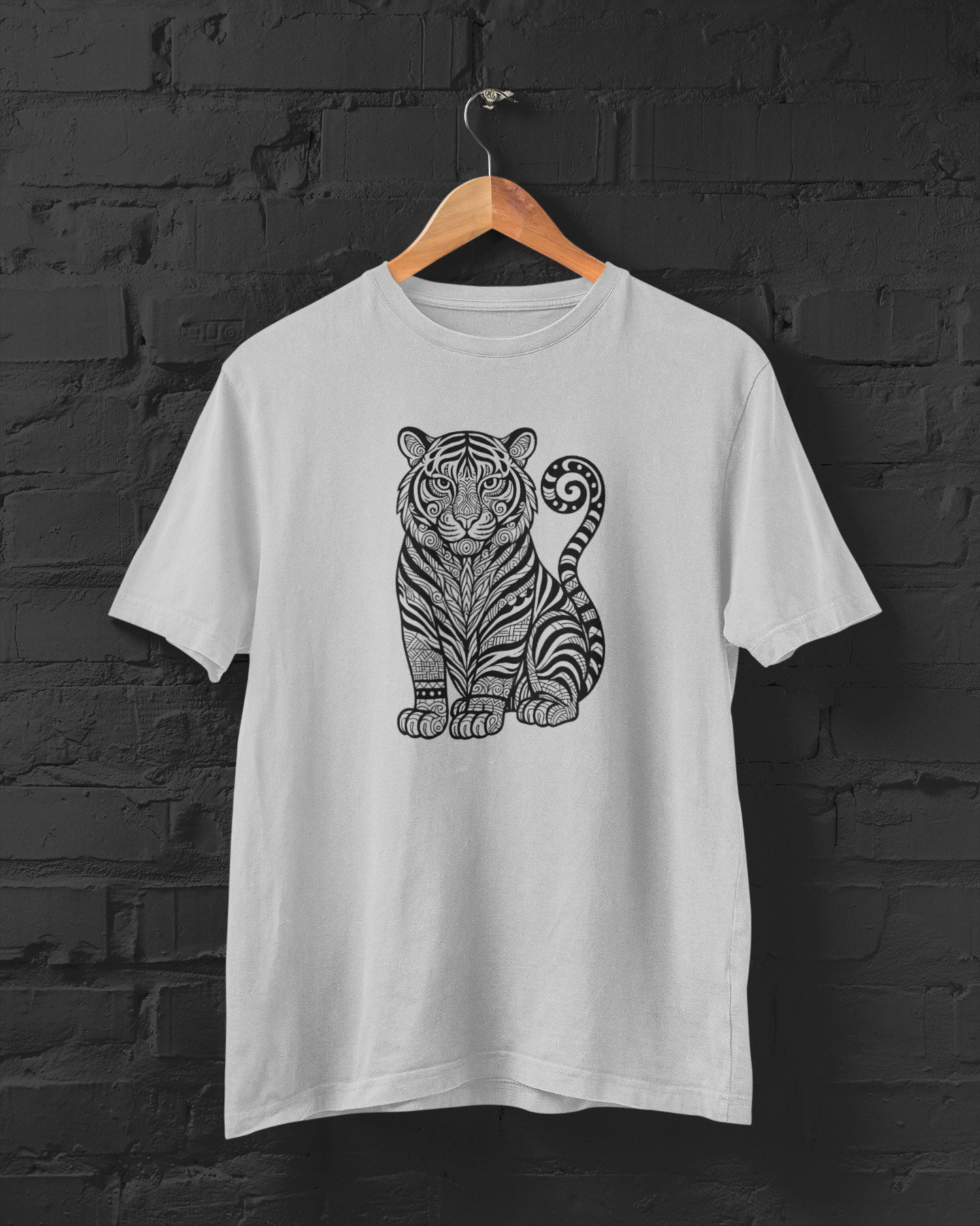 Tiger Motif Art | T-shirt for Men