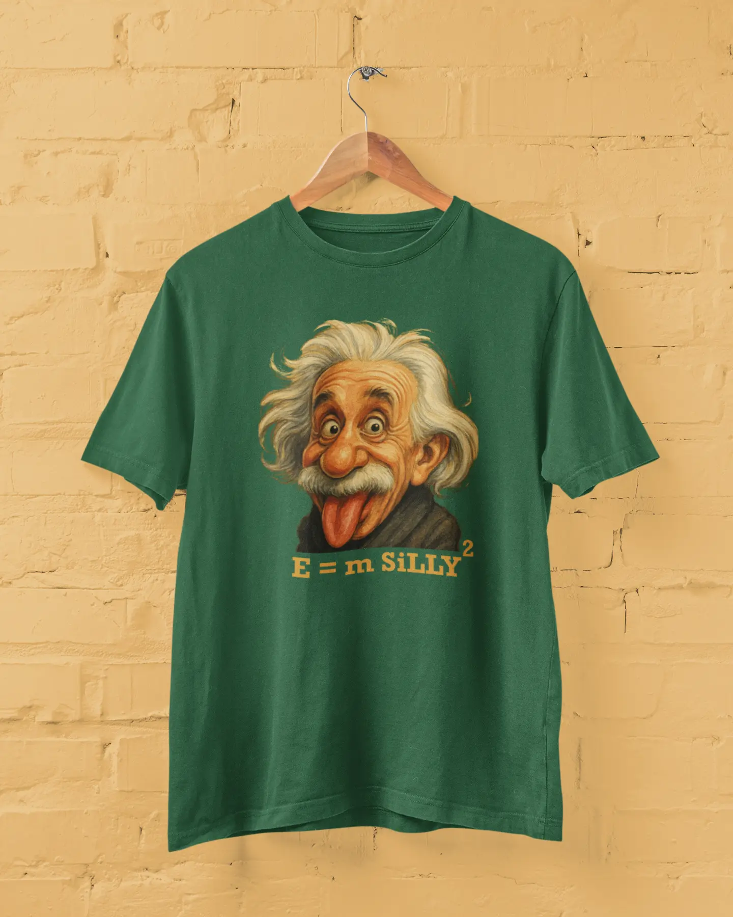 Silly Einstein T-shirt for Men PrismGasm