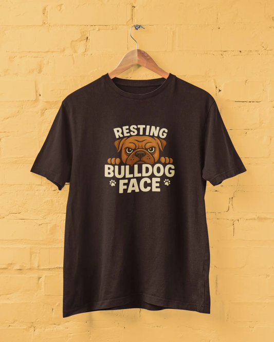 Resting Bulldog Face | T-shirt for Men PrismGasm