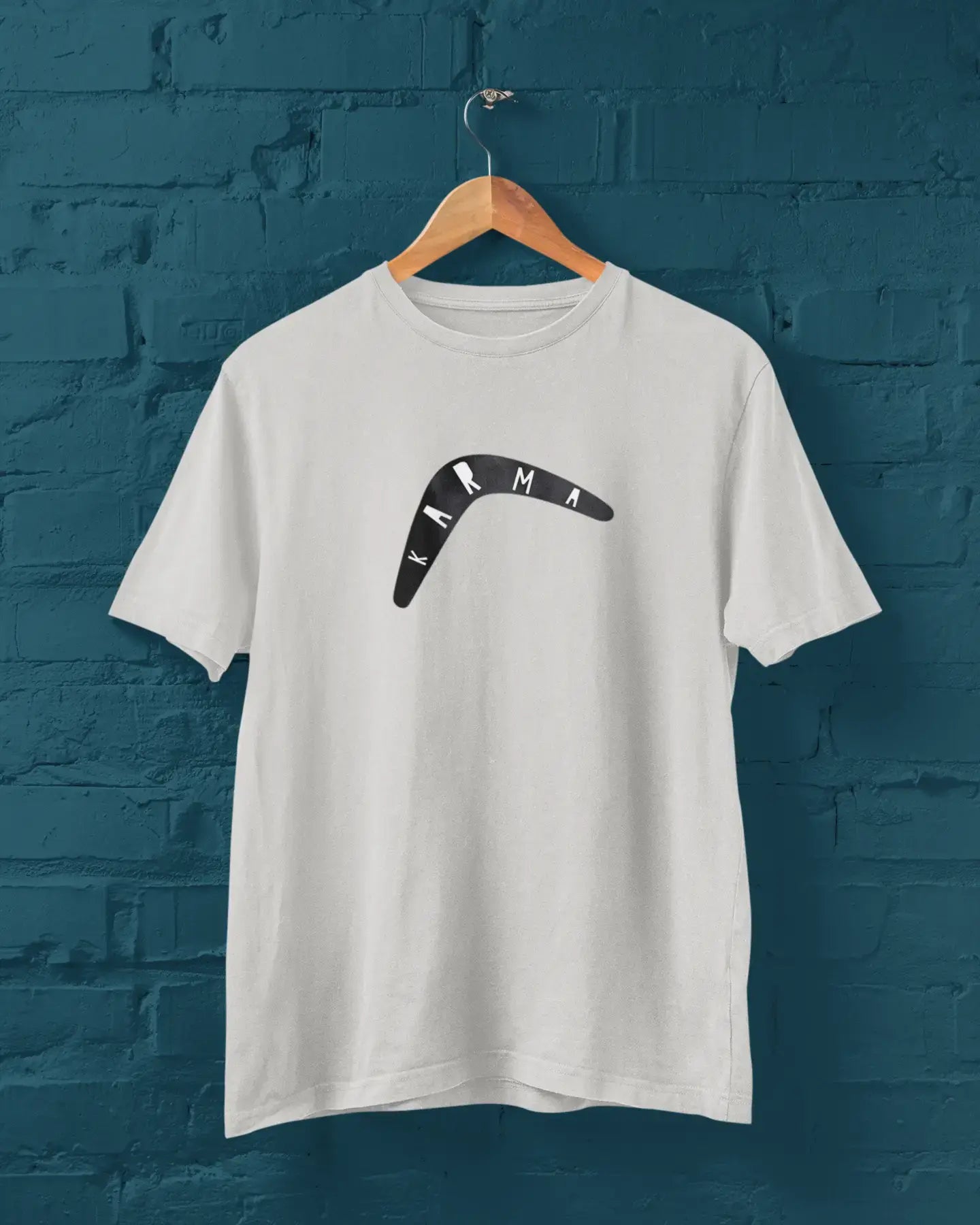 Karma Boomerang T-shirt for Men PrismGasm