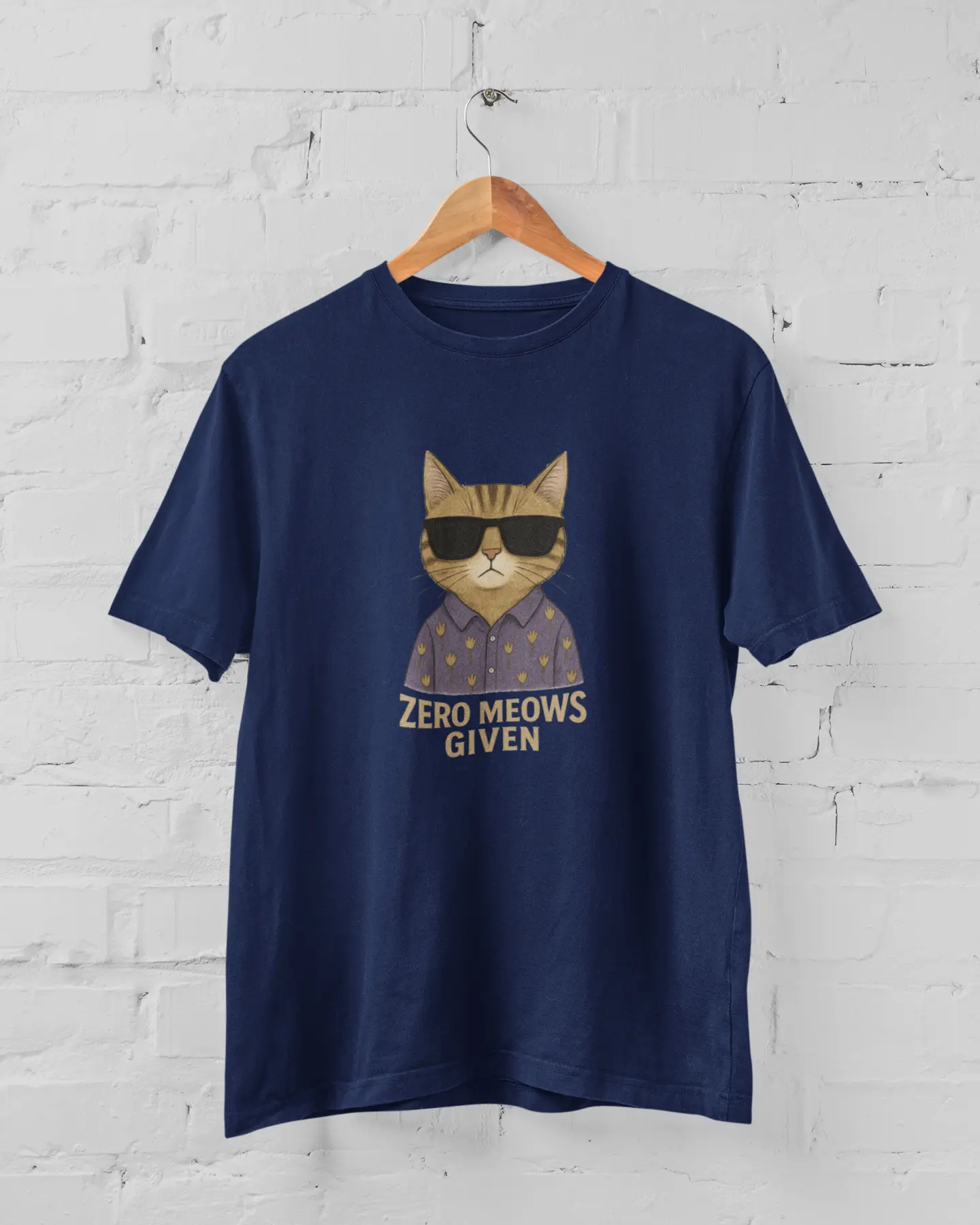 Zero Meows T-shirt for Men PrismGasm