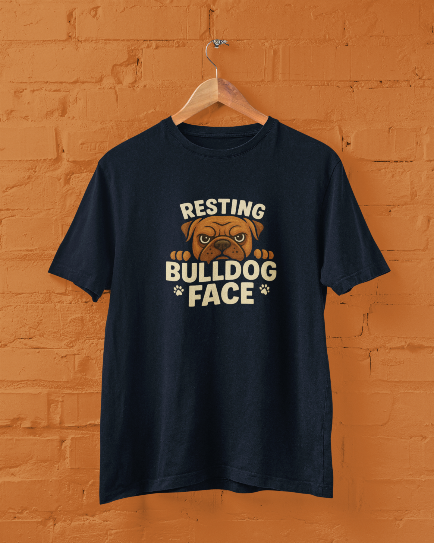 Resting Bulldog Face | T-shirt for Men