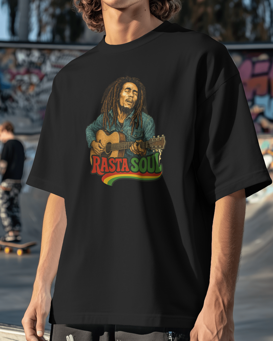 Rasta Soul | Bob Marley | Oversized T-shirt PrismGasm