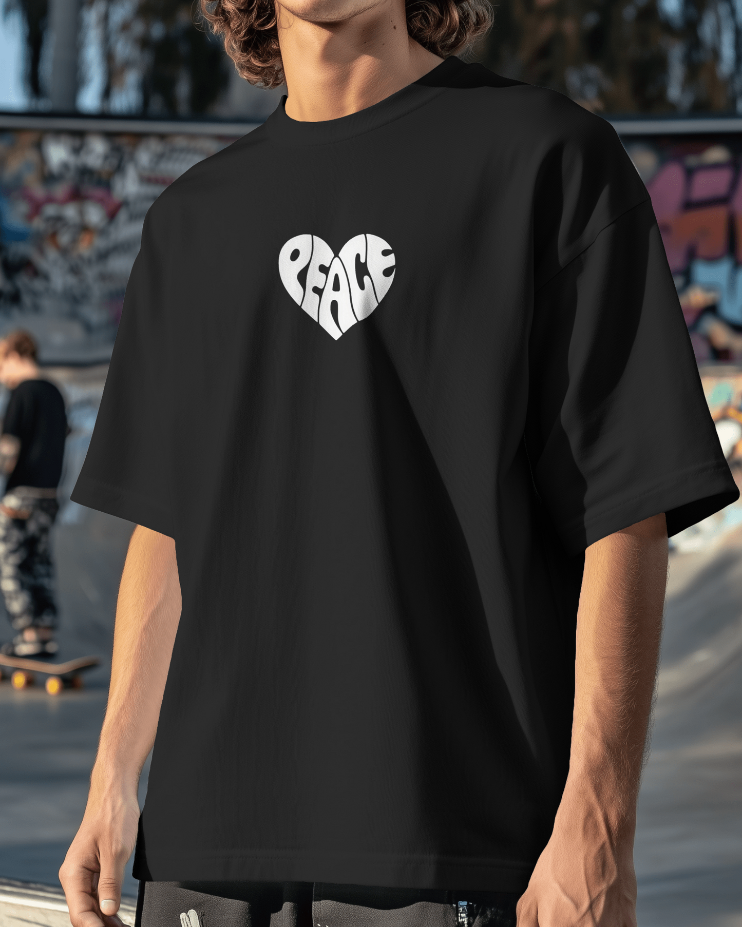 Peace Heart | Oversized T-shirt