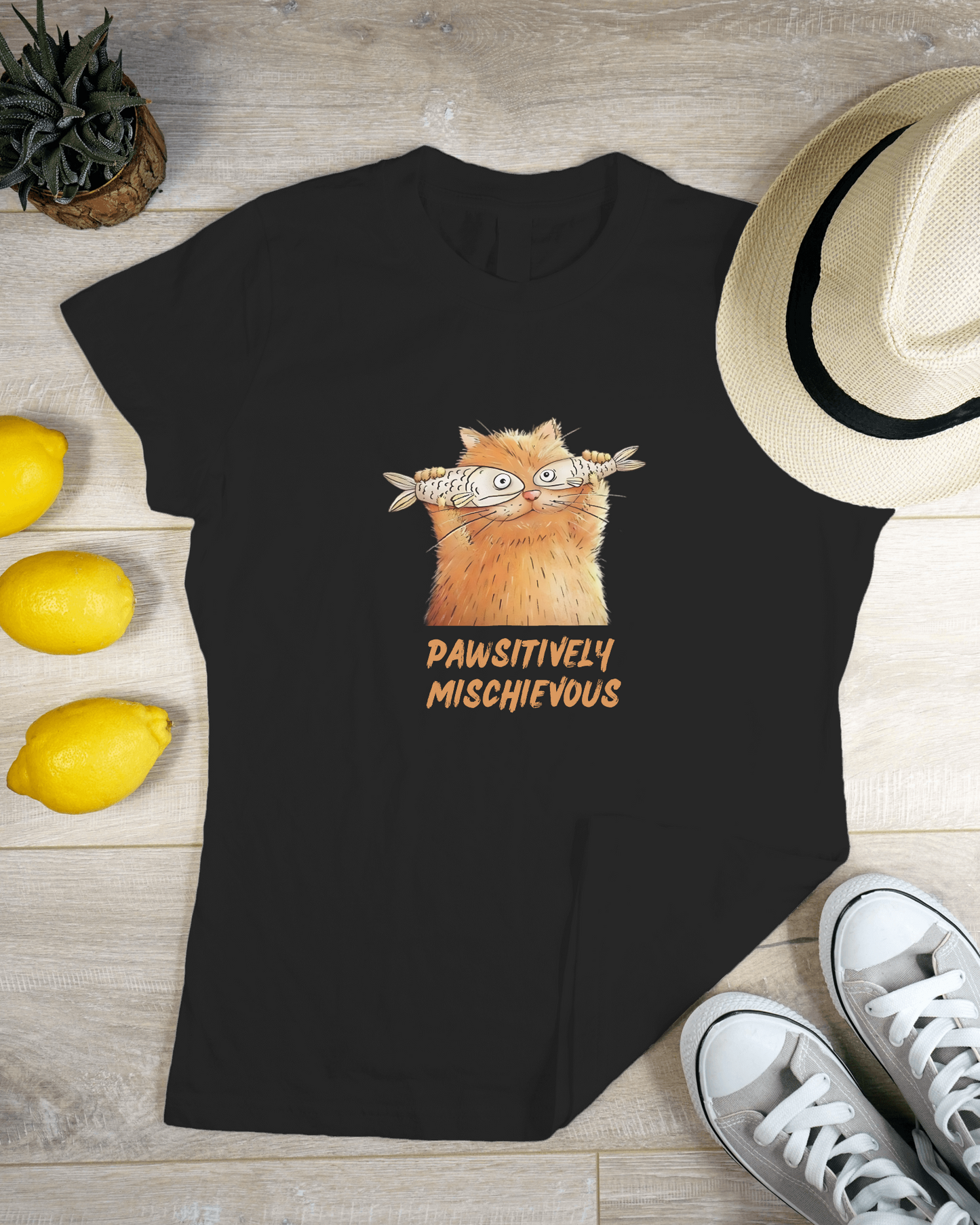 Pawsitively Mischievous | T-shirt for Women