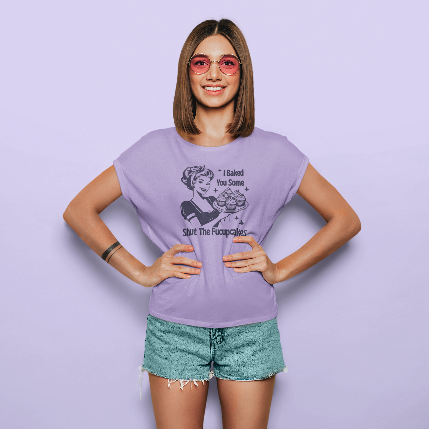 Shut The Fucupcakes | T-shirt for Women PrismGasm T-Shirt PrismGasm