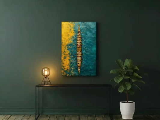 Backwater Symphony | Stretched Canvas Art Print (20x30) PrismGasm