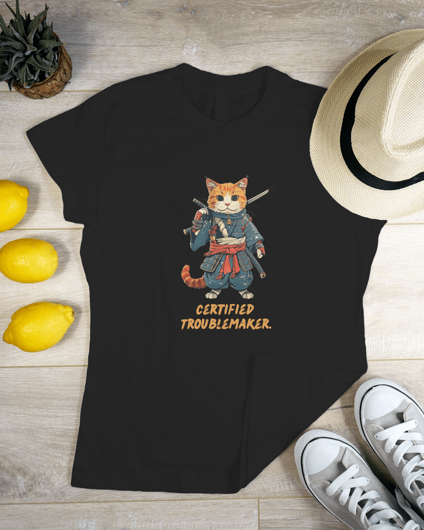 Certified Troublemaker T-shirt for Women