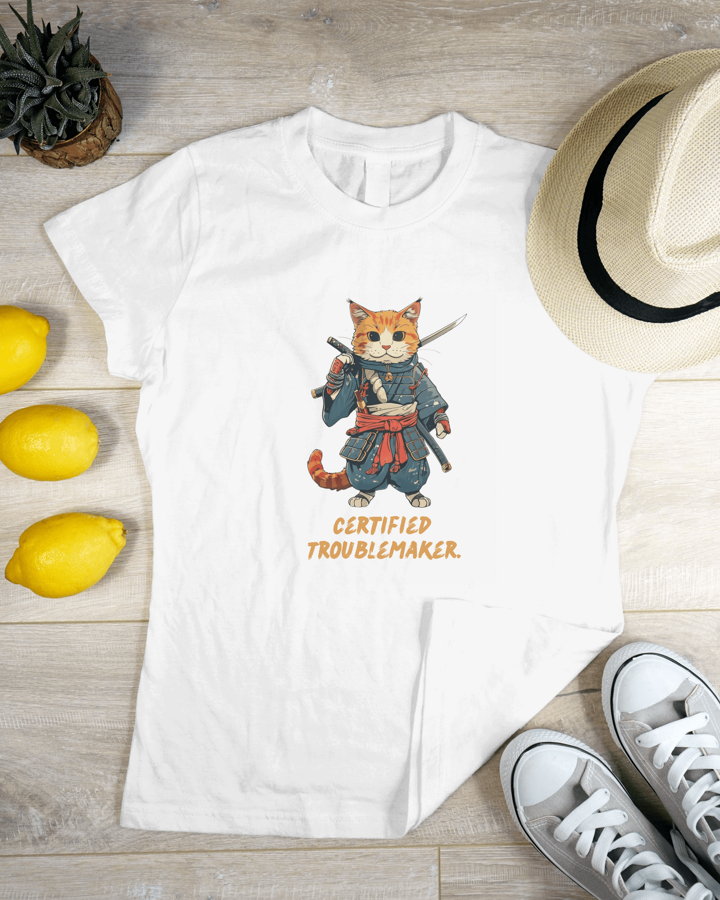 Certified Troublemaker T-shirt for Women