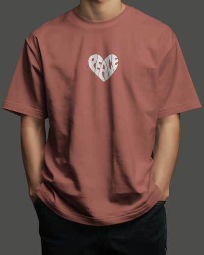 Peace Heart | Oversized T-shirt