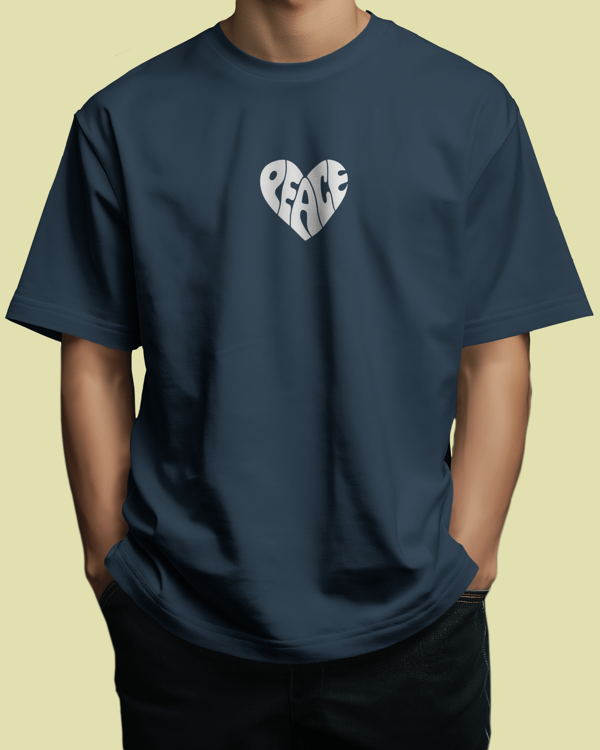 Peace Heart | Oversized T-shirt - PrismGasm