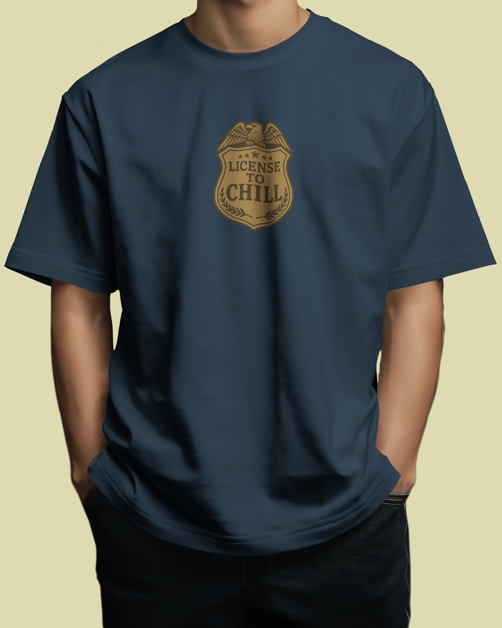 License To Chill | Oversized T-shirt - PrismGasm