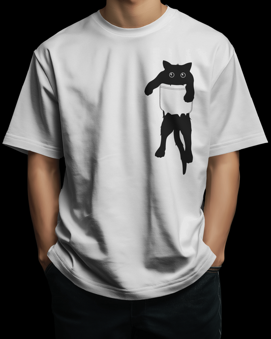 Pocket Cat | Oversized T-shirt
