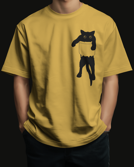 Pocket Cat | Oversized T-shirt