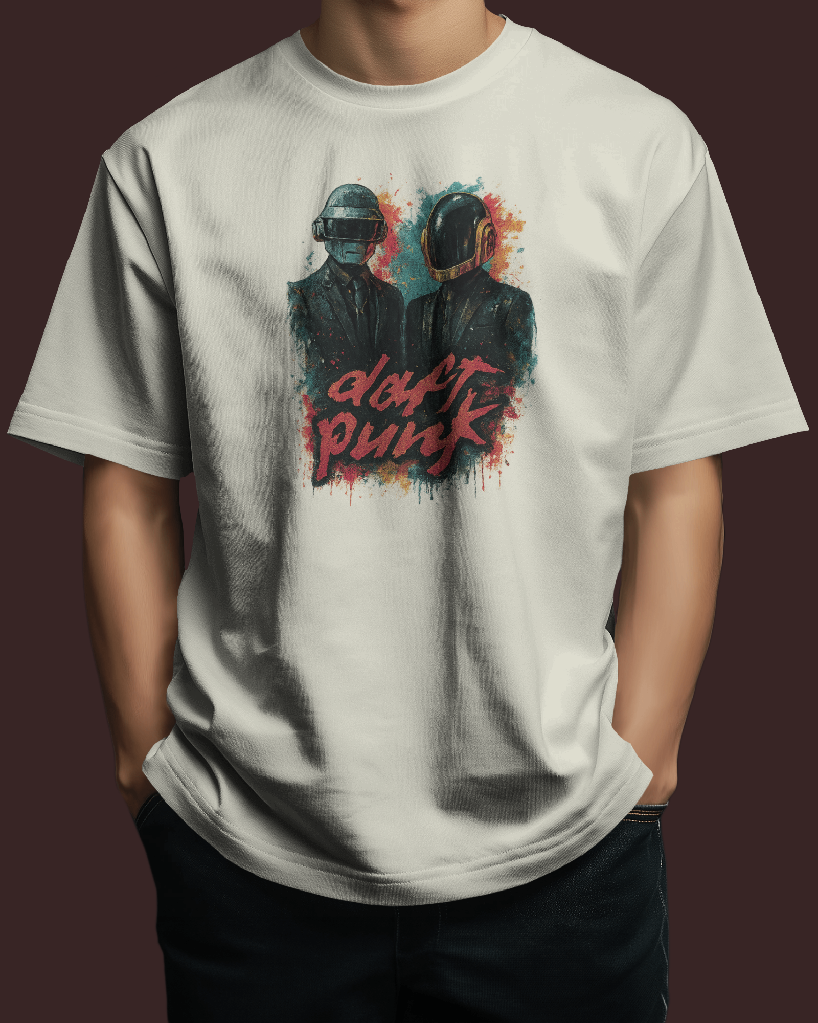 Daft Punk | Oversized T-shirt - PrismGasm