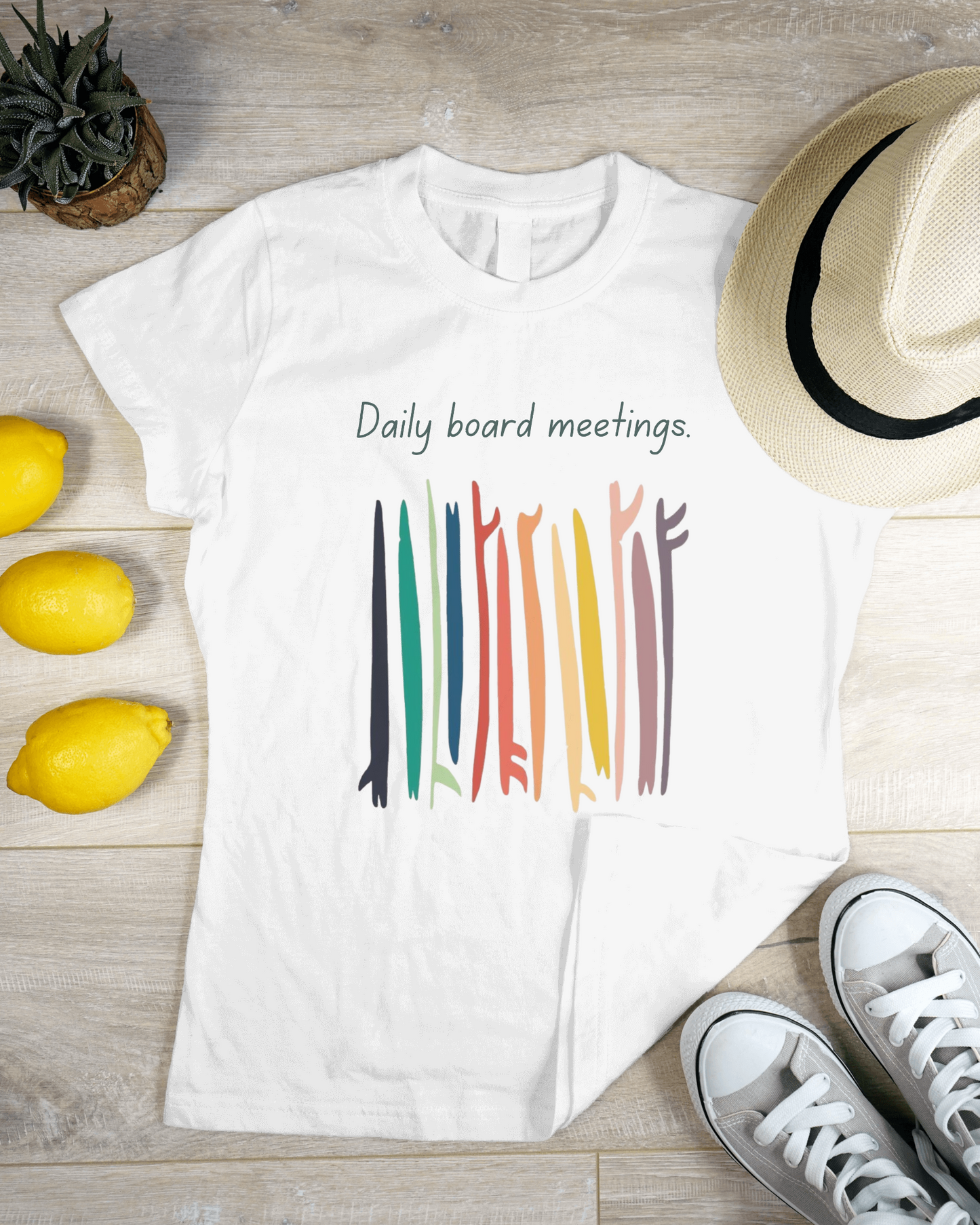 Daily Board Meetings T-shirt for Women