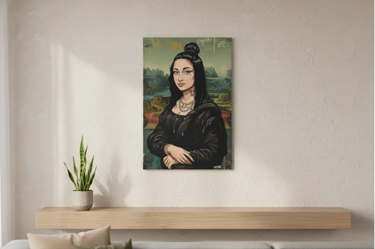 Gen Z Mona Lisa Mockup