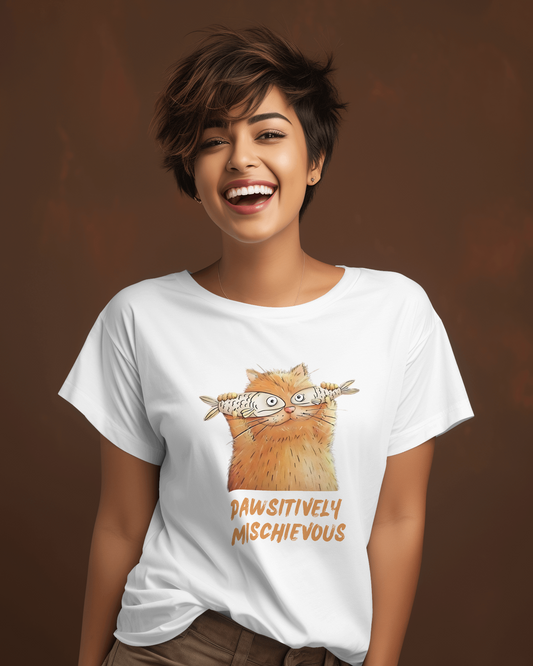 Pawsitively Mischievous | T-shirt for Women