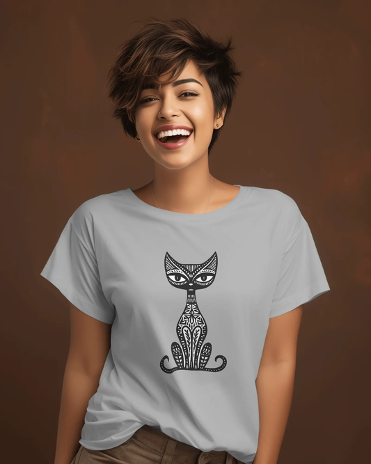 Egyptian Cat | T-shirt for Women Printrove