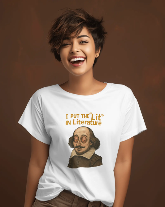 Lit Shakespear | T-shirt for Women Printrove