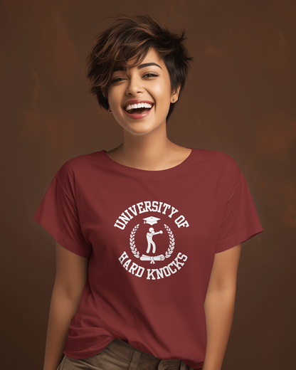 University Of HardKnocks T-shirt for Women