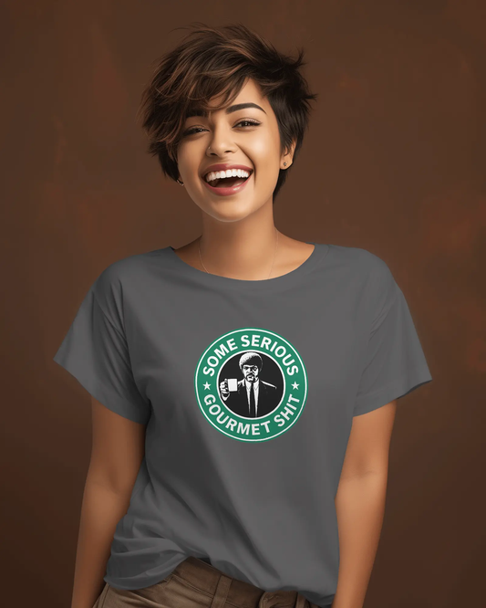 Pulp Fiction Gourmet Shit | T-shirt for Women PrismGasm