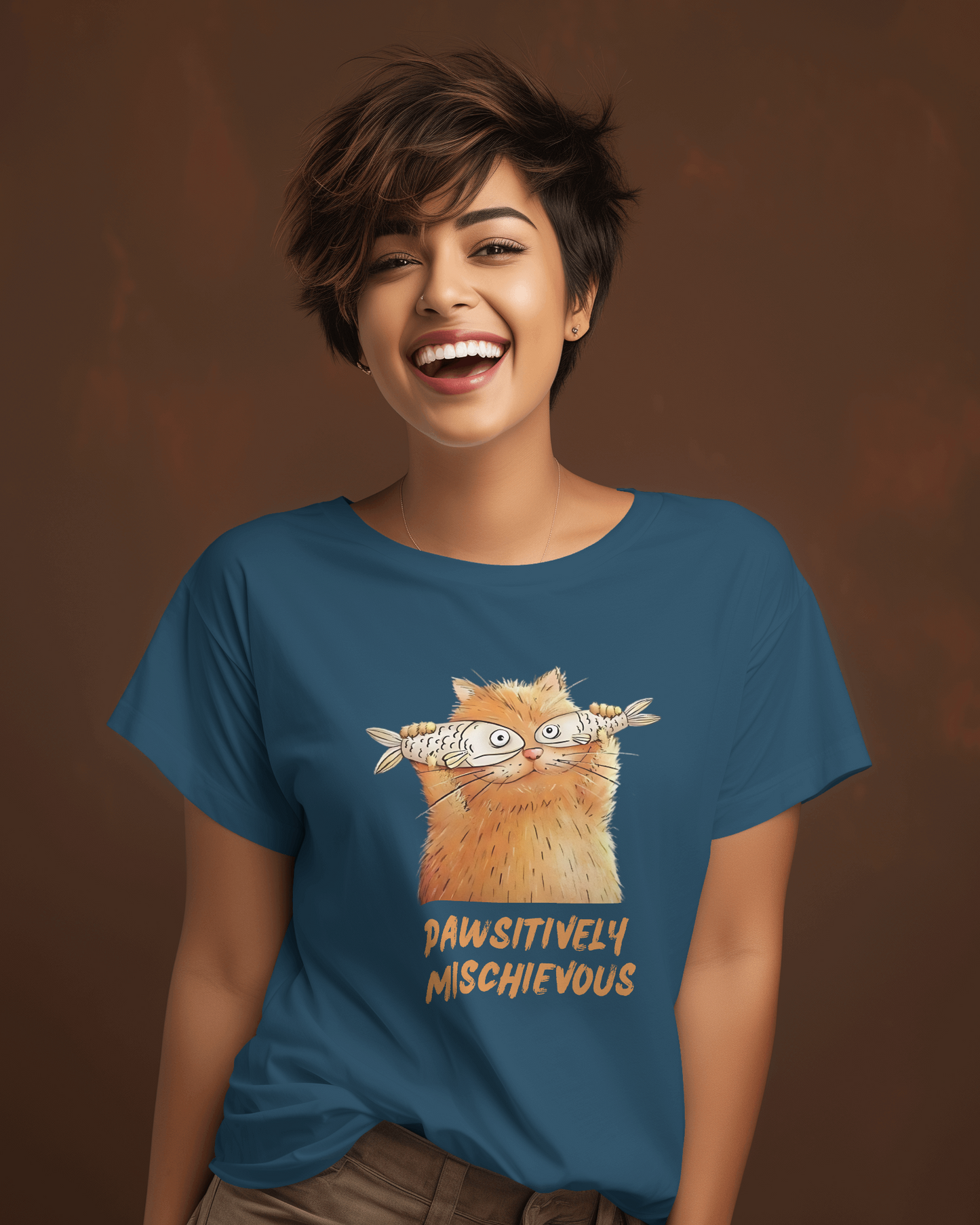 Pawsitively Mischievous | T-shirt for Women