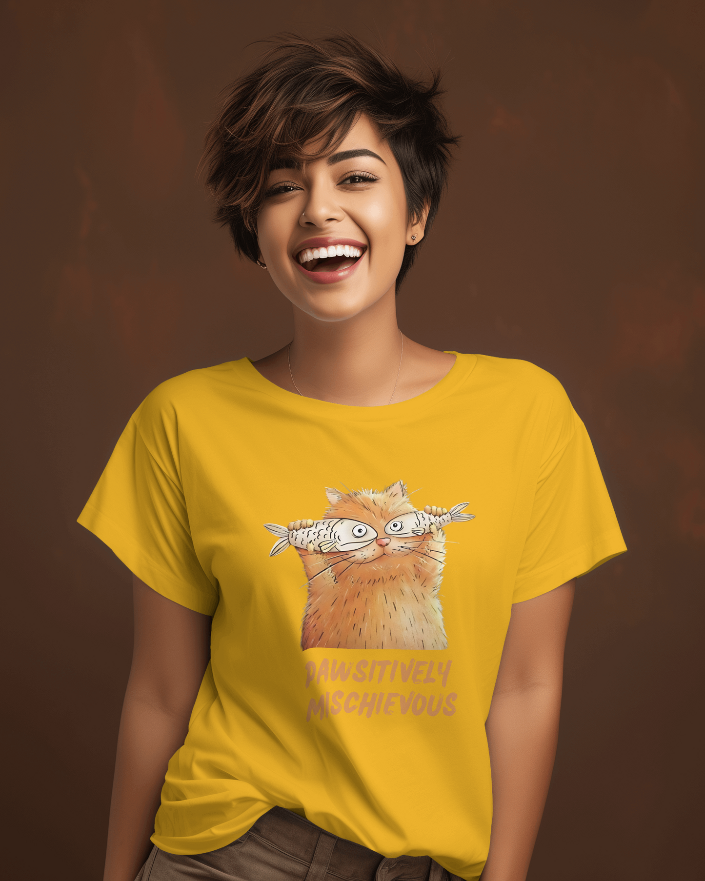 Pawsitively Mischievous | T-shirt for Women