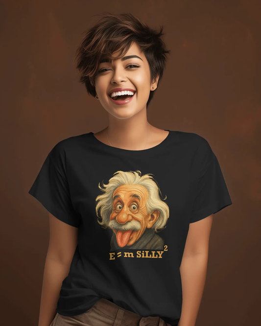 Silly Einstein T-shirt for Women PrismGasm