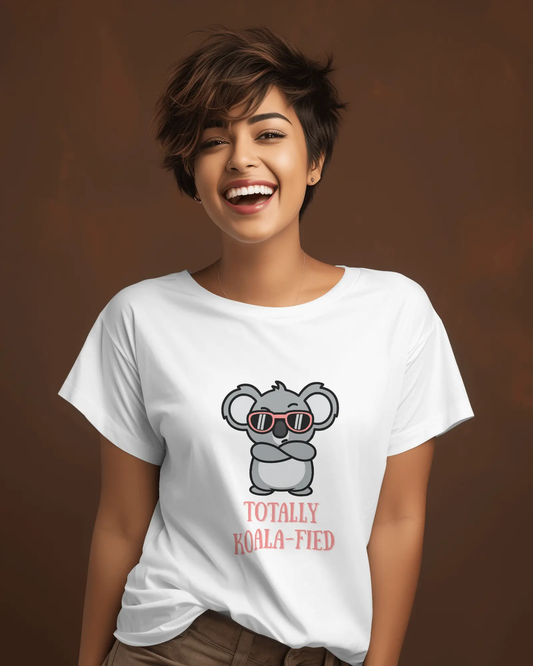 Totally Koala-fied | T-shirt for Women Printrove