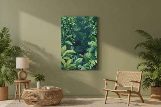 Jungle Dive Canvas Mockup - Centered