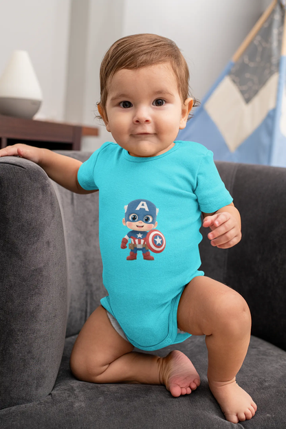 Baby Captain America | Baby Rompers PrismGasm
