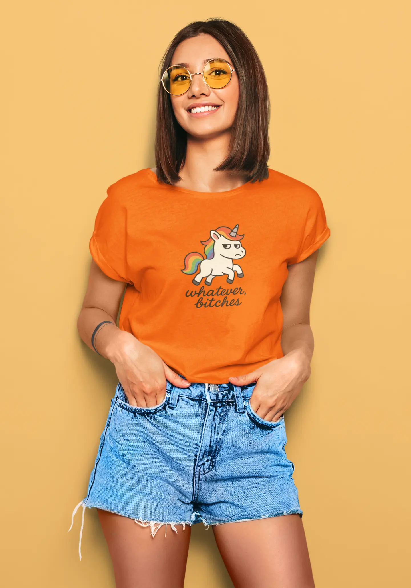 Whatever Bitches | T-shirt for Women Printrove