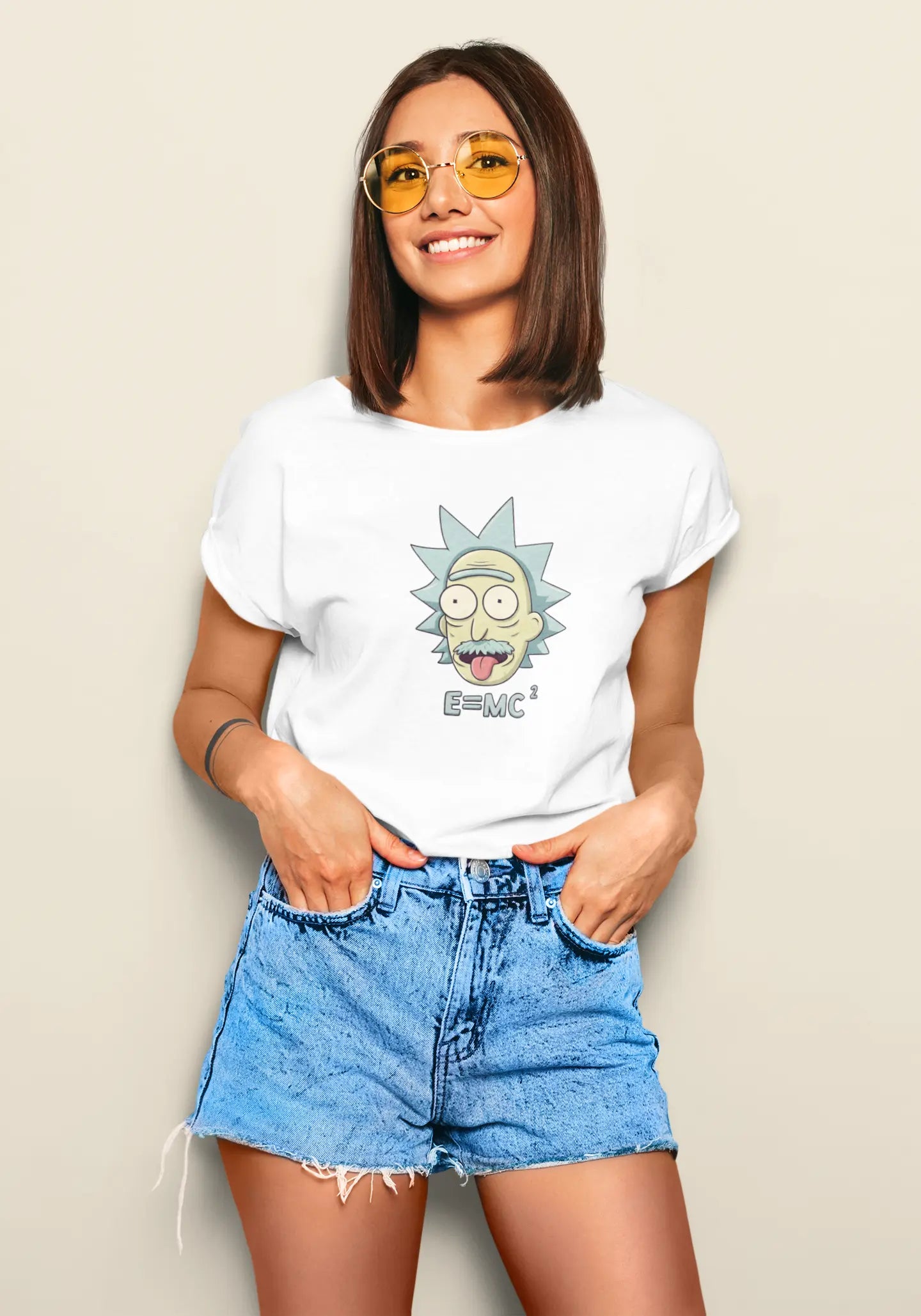 Crazy Rick Einstein | T-shirt for Women Printrove