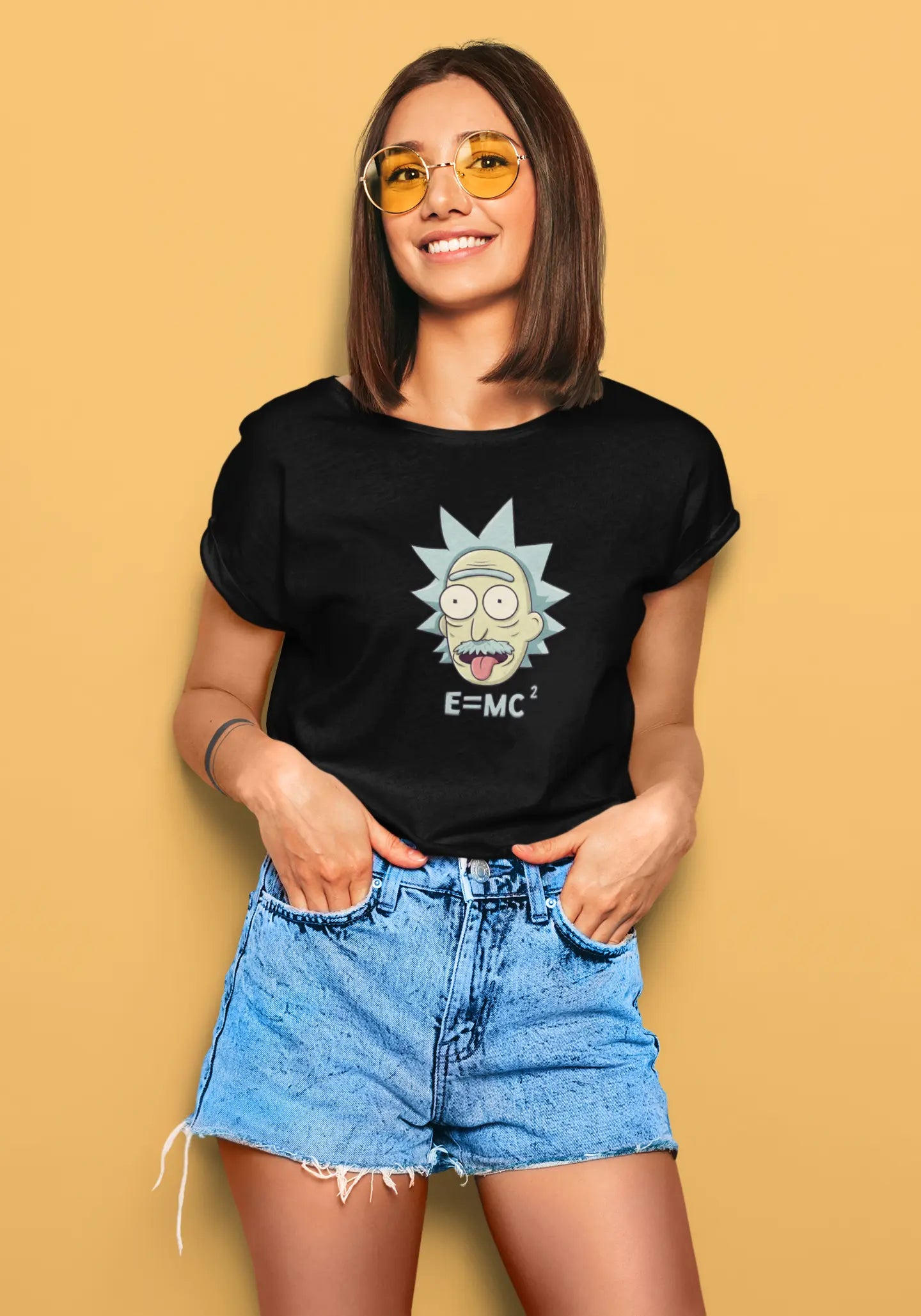 Crazy Rick Einstein | T-shirt for Women Printrove