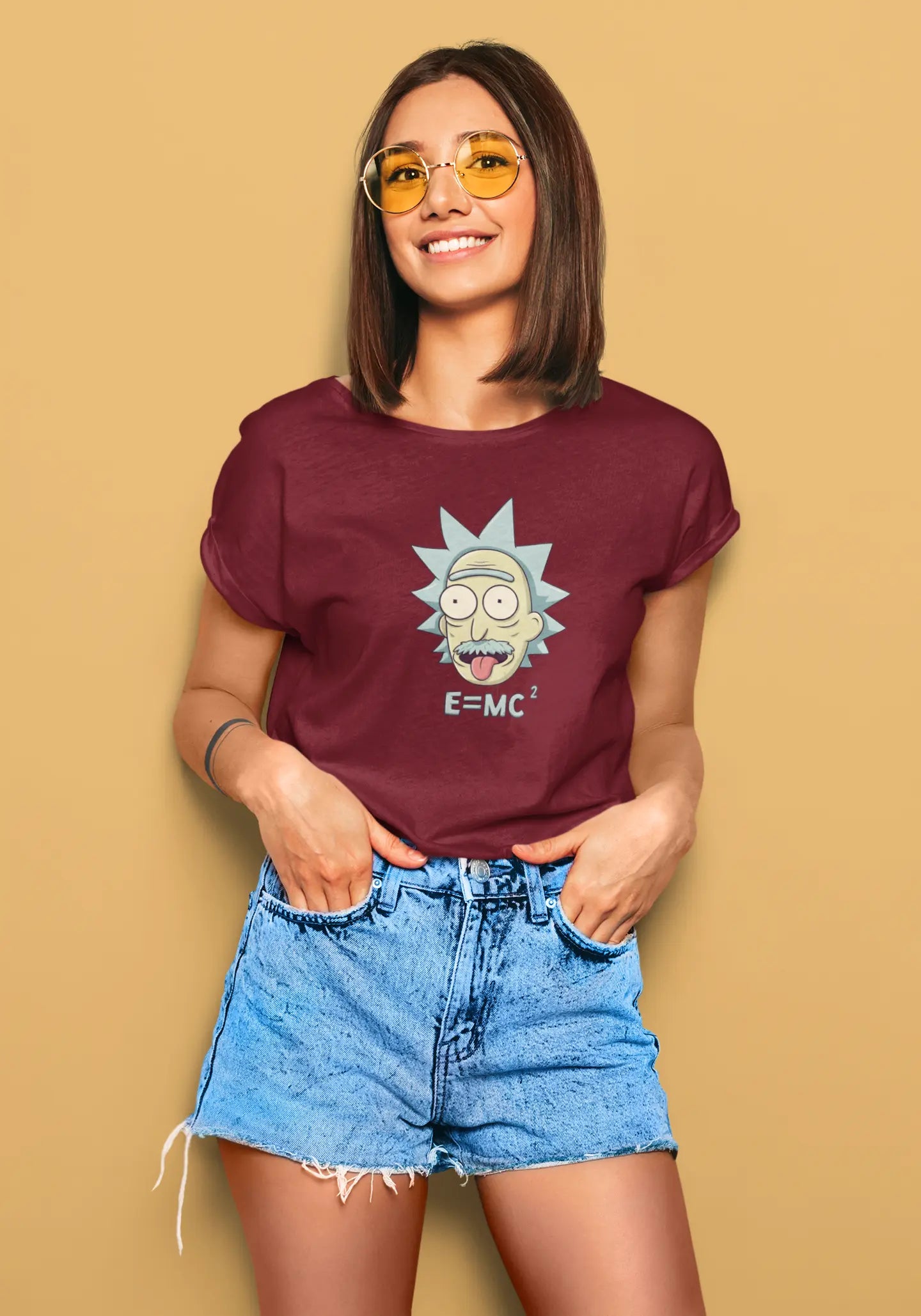 Crazy Rick Einstein | T-shirt for Women Printrove