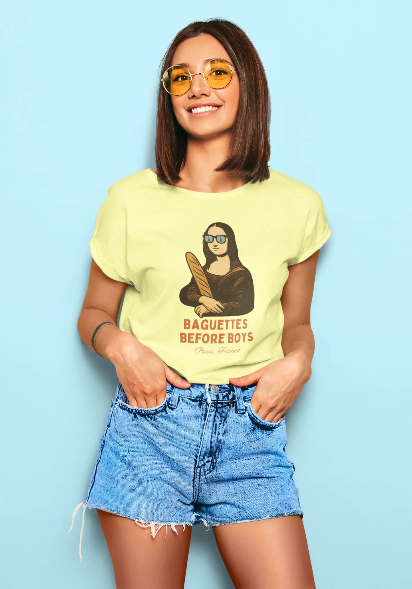 Baguettes Before Boys | T-shirt for Women PrismGasm