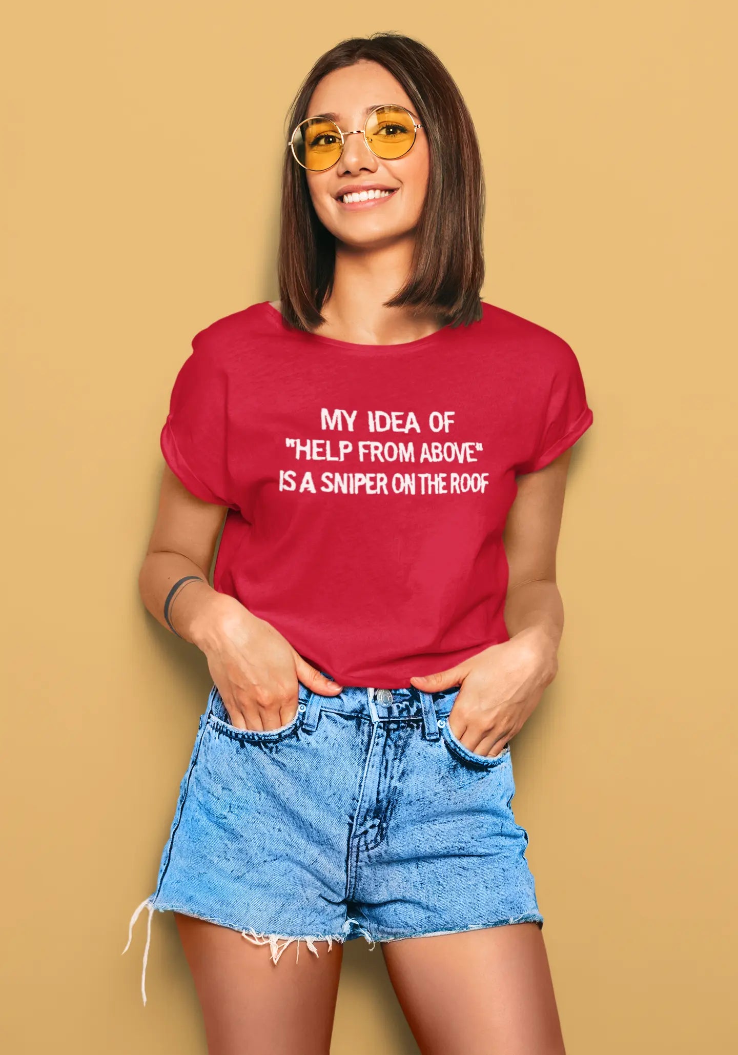 Sniper On The Roof | T-shirt for Women PrismGasm