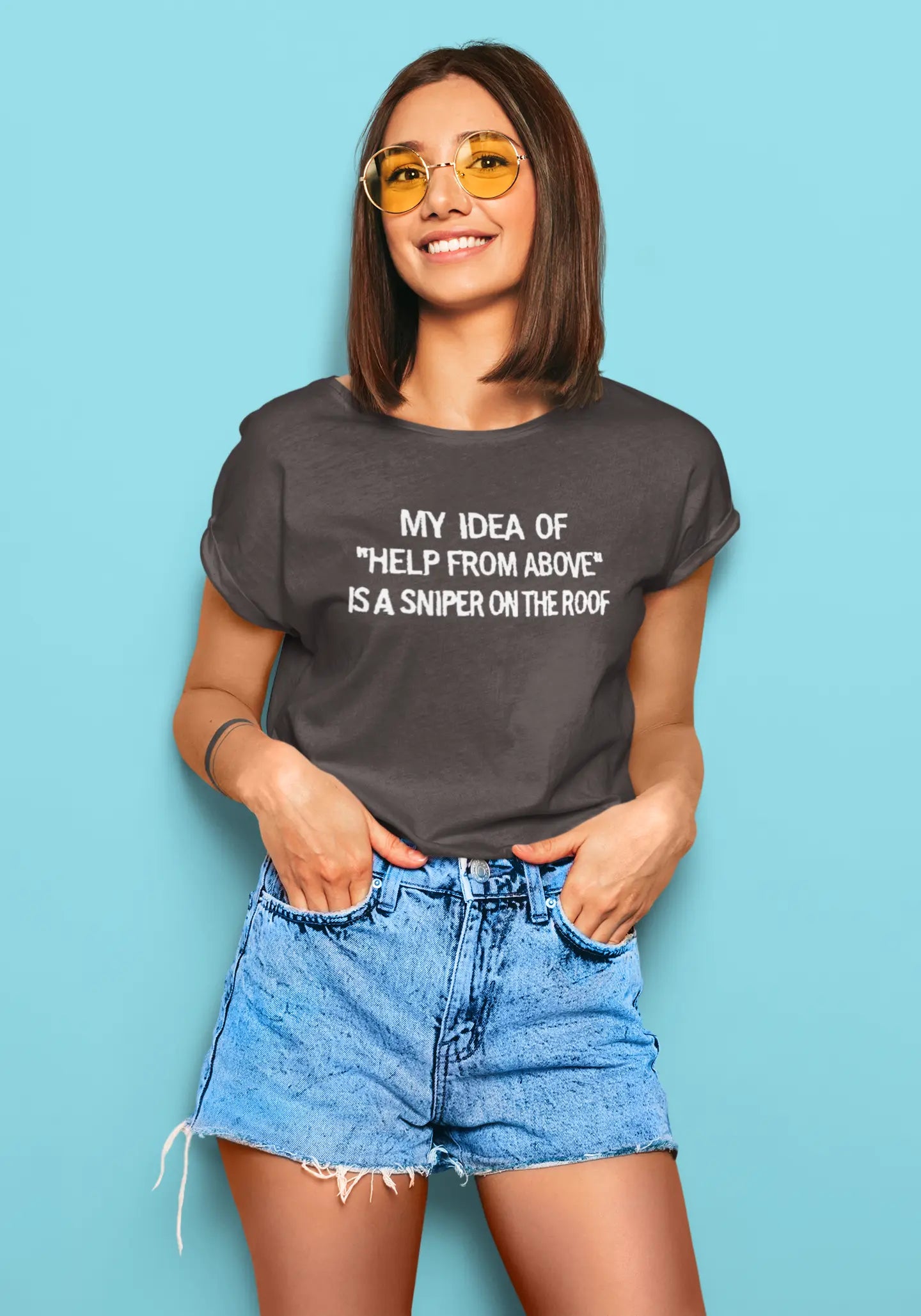 Sniper On The Roof | T-shirt for Women PrismGasm