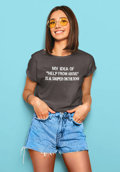 Sniper On The Roof | T-shirt for Women PrismGasm