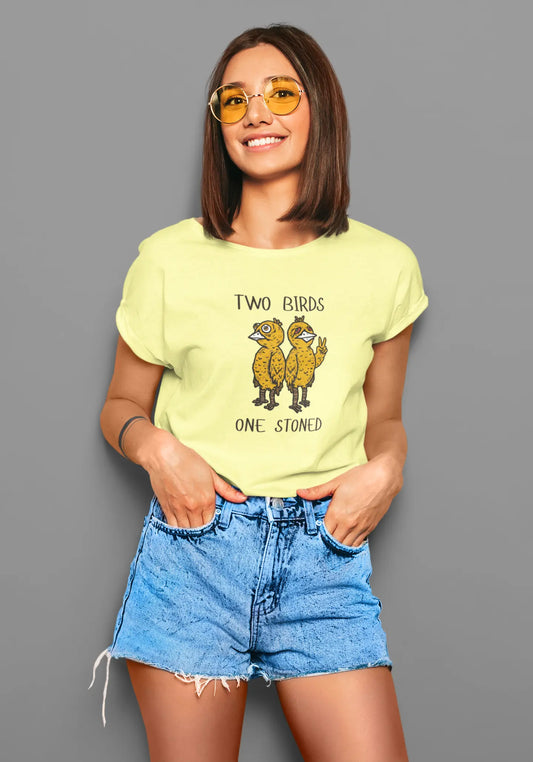 Two Birds One Stoned | T-shirt for Women PrismGasm
