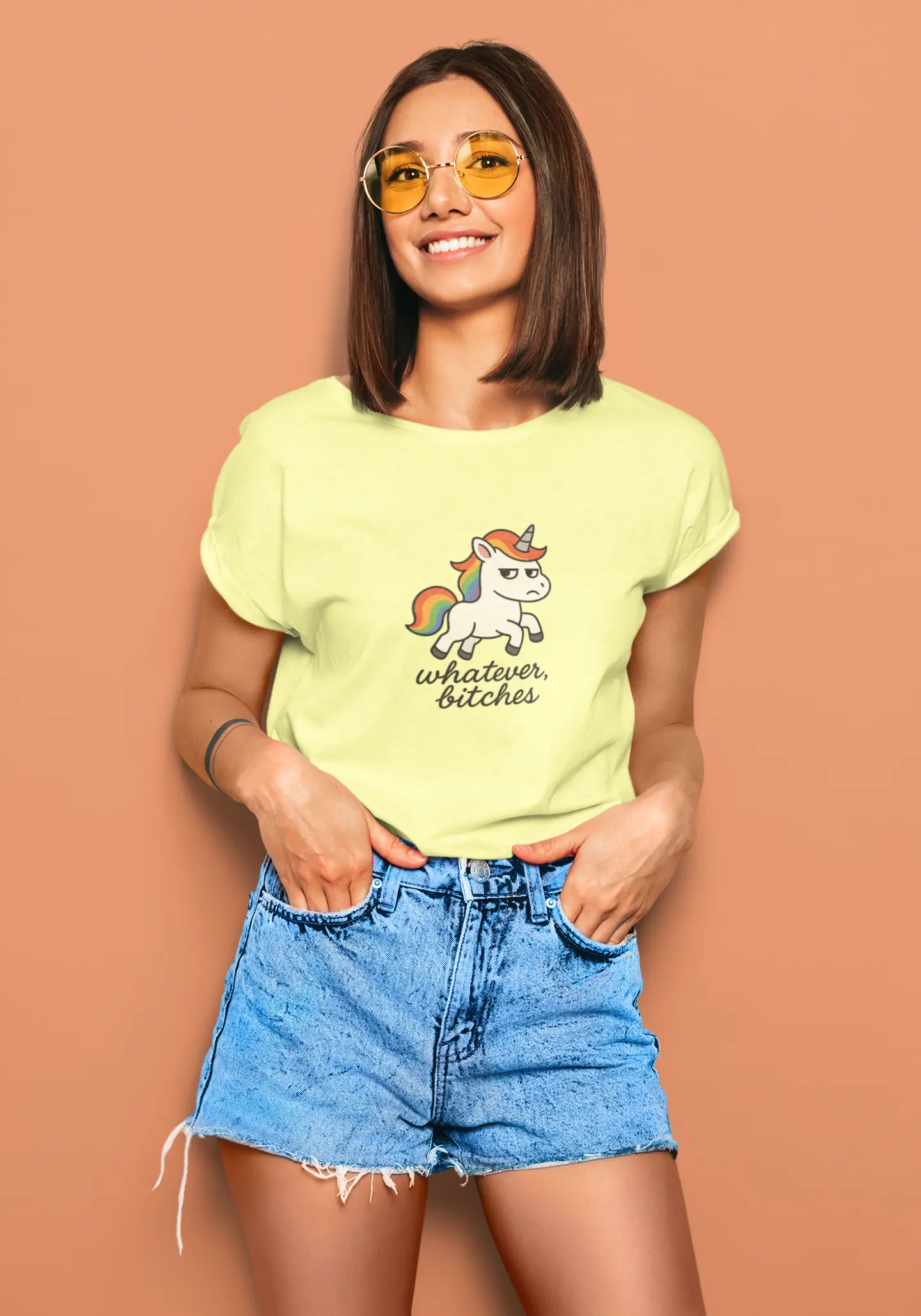 Whatever Bitches | T-shirt for Women Printrove