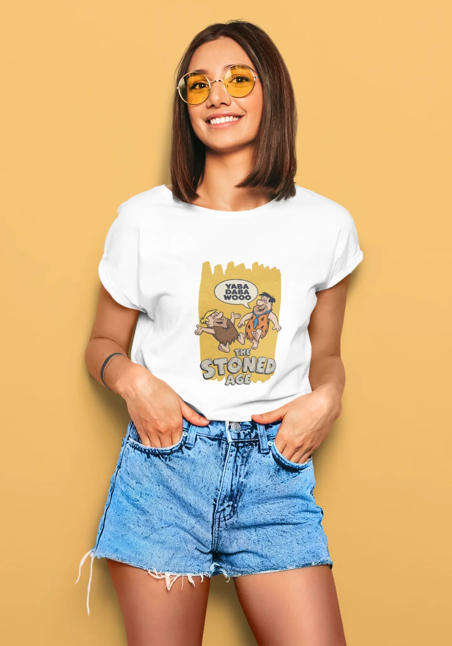 The Stoned Age - Flintstoned | T-shirt for Women PrismGasm