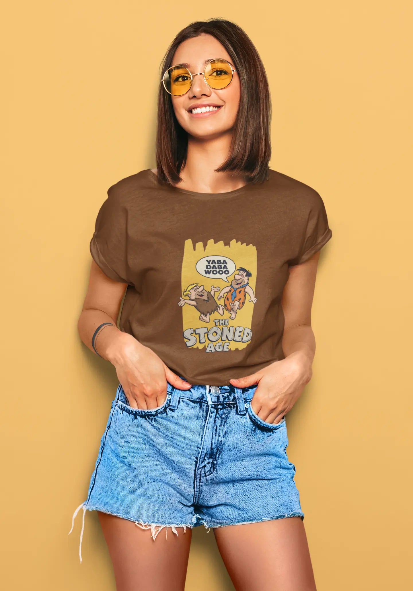 The Stoned Age - Flintstoned | T-shirt for Women PrismGasm