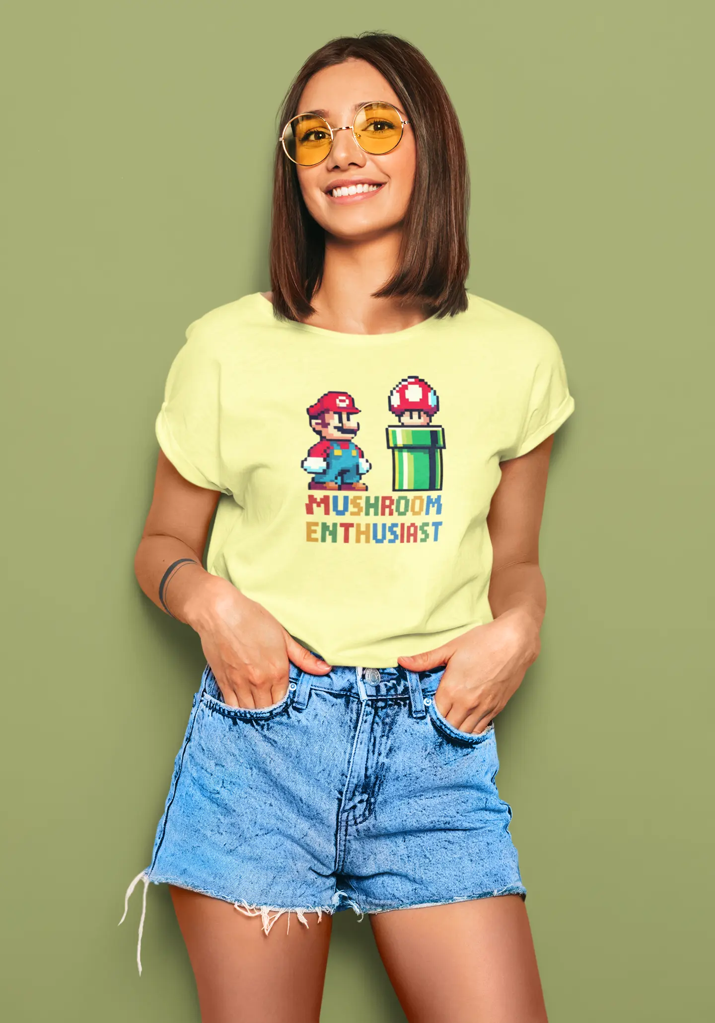 Retro Super Mario | T-shirt for Women Printrove