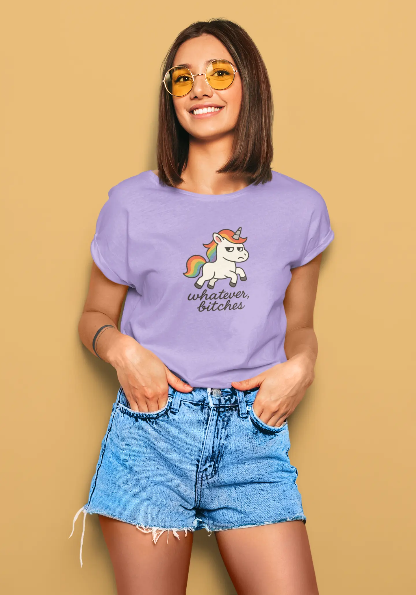 Whatever Bitches | T-shirt for Women Printrove