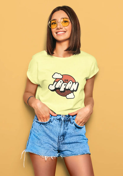 Japan Rising Sun Graphic Tee | T-shirt for Women