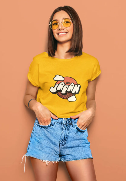 Japan Rising Sun Graphic Tee | T-shirt for Women