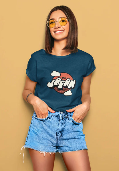 Japan Rising Sun Graphic Tee | T-shirt for Women