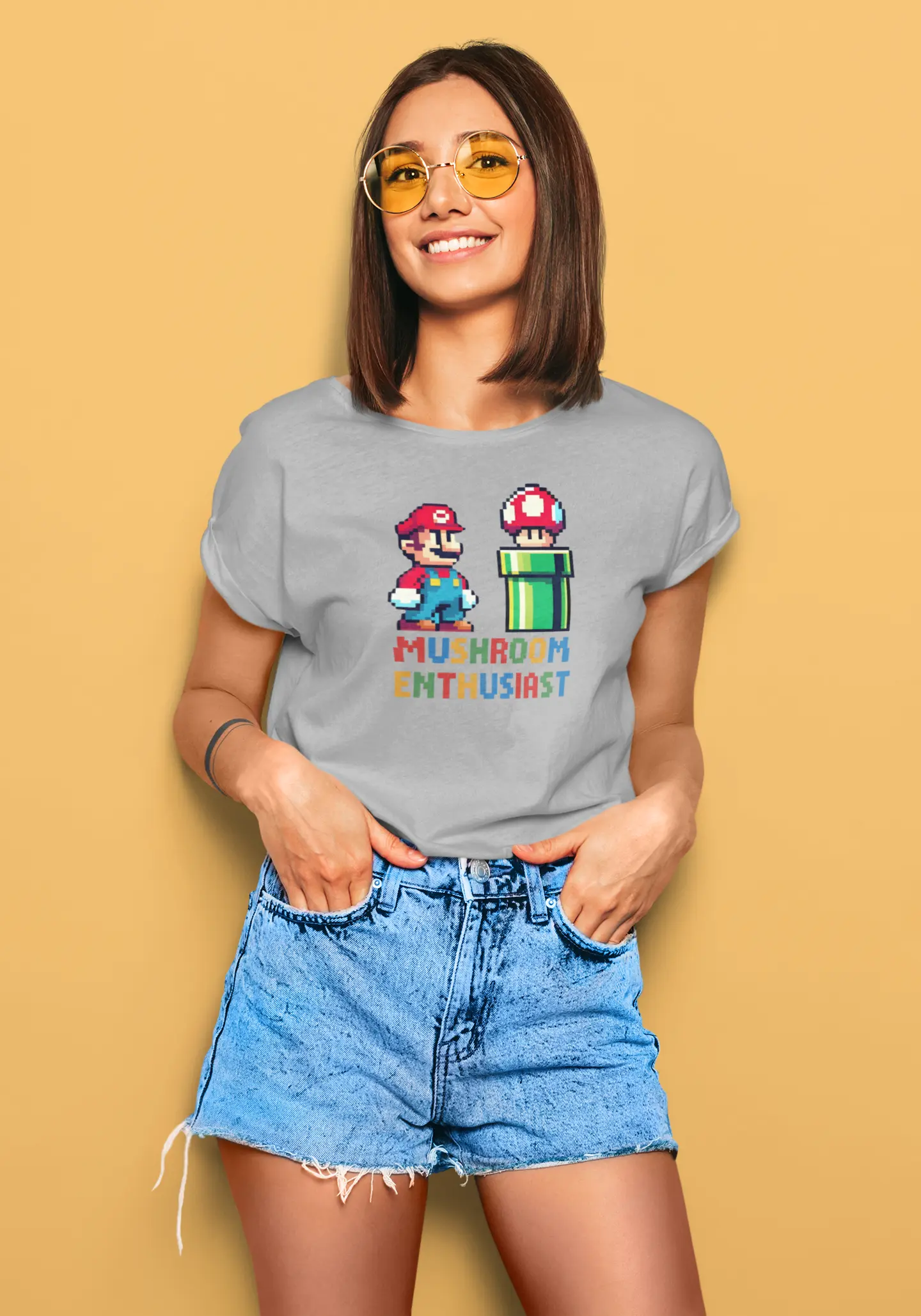 Retro Super Mario | T-shirt for Women Printrove